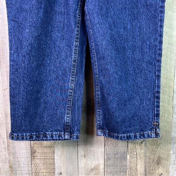 Blu Size 8 Medium Blue Denim Capri’s W/5 Pockets Vintage Y2K - Picture 4 of 10
